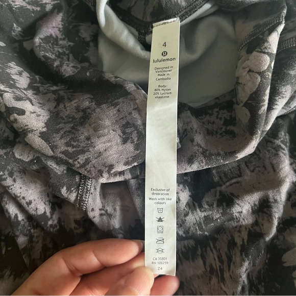 1 🆕 WOT Lululemon Align Pant Floral Illusion 25” - Picture 4 of 5